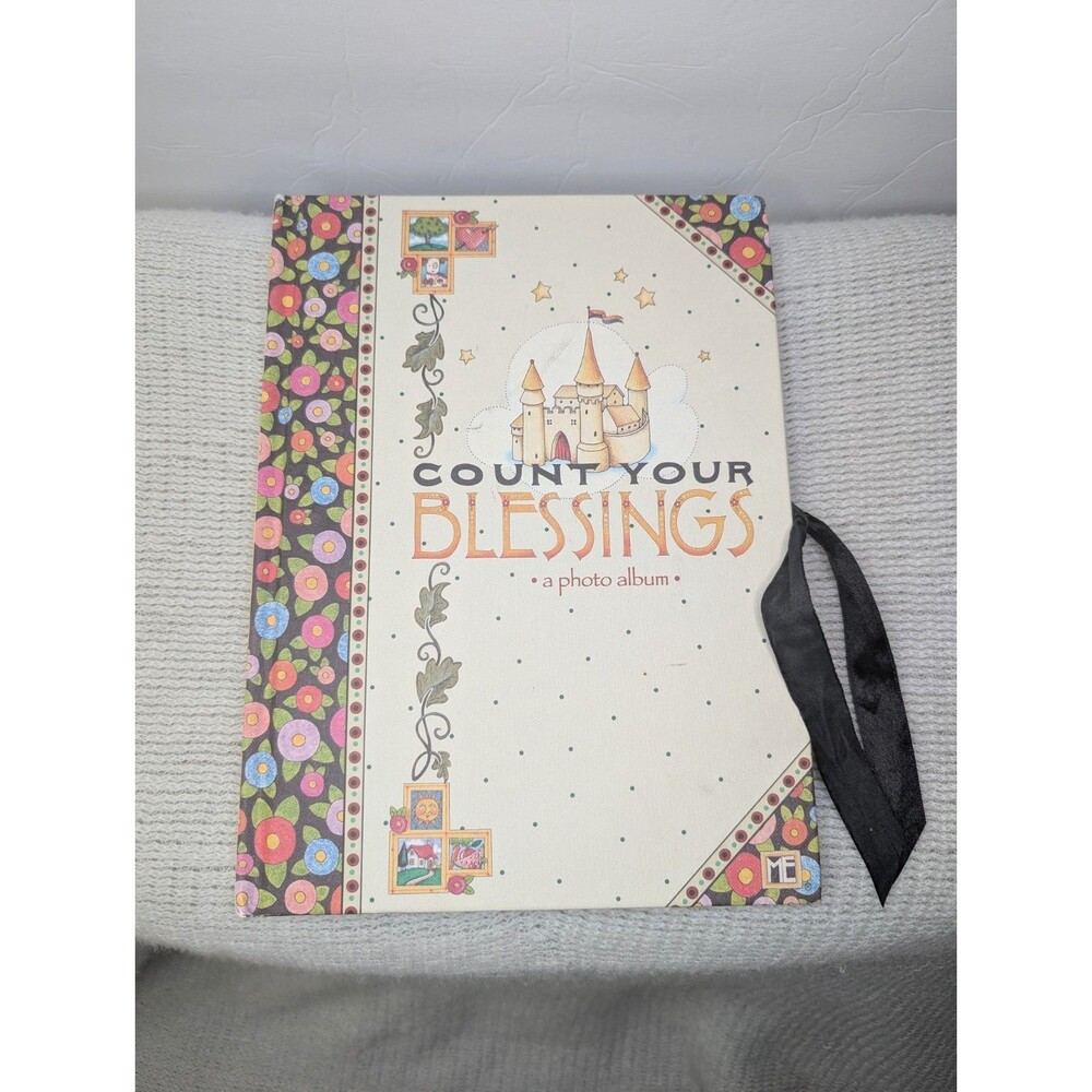 Vintage Mary Engelbreit Count Your Blessings Photo Book Hardcover 1999